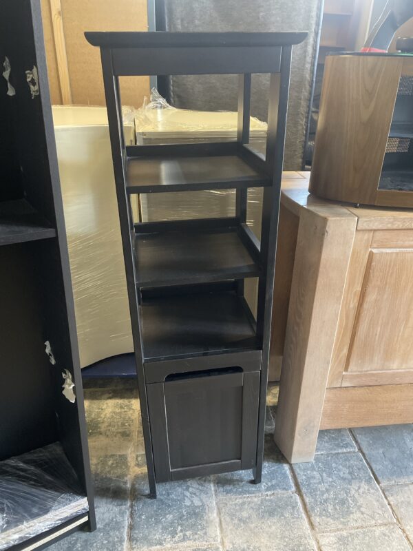 Opbergkast H145xB45xD45cm keuken / slaapkamer zwart