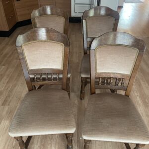4 x Stoel eiken H96xB48xD50cm